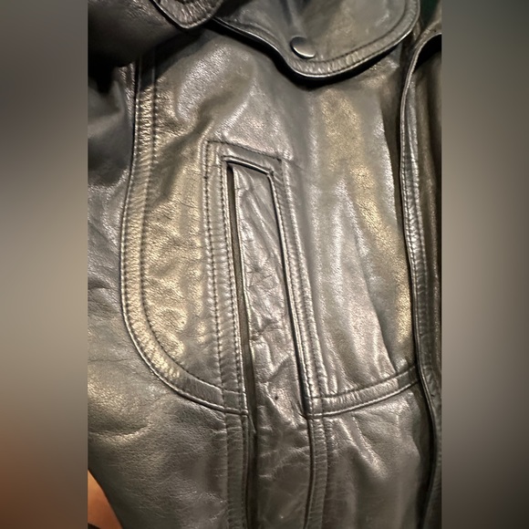 Vintage Don Nash Limited leather bomber jacket! Sz 40 - Picture 9 of 16